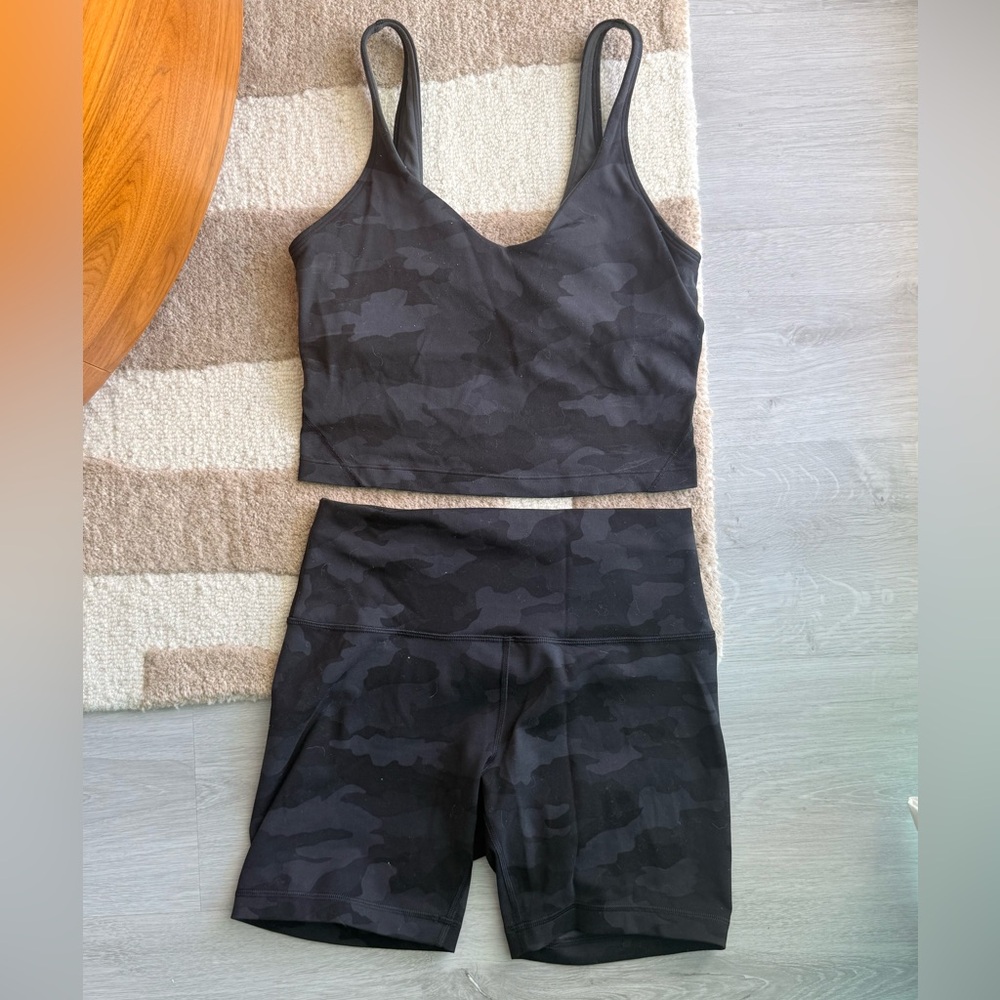Lululemon Align Tank and High Rise Shorts Set